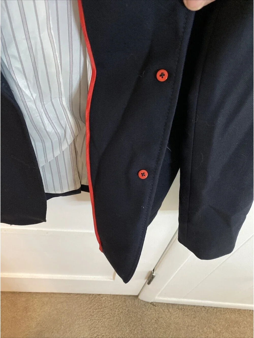 Women’s J Crew Rhodes Blazer 8T Black W Gold Buttons